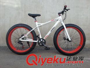 山地車 飛行雪地車 超寬大輪胎山地車公路車4.0沙灘越野減震雪地自行車原始圖片3