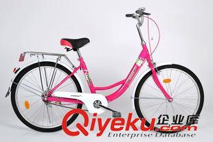 休閑車 仿捷_{yj}_26 26寸普通城市休閑自行車學(xué)生通勤自行車男女斜梁