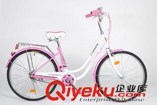 休閑車 櫻花_{yj}麟龍_24寸 24休閑車女士校園輕便復古城市學生通勤淑女原始圖片2