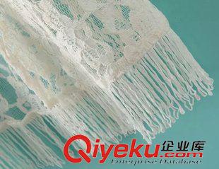 和服 廠家直銷 2015夏季新款 歐美純色蕾絲衫 中長款流蘇開衫 和服原始圖片3