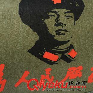 運動背包 2015新款復古單肩背包 軍綠單肩側背斜挎包 帆布背包 男女背原始圖片2