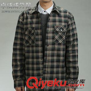 襯衫 秋冬新款男士純棉耐磨長袖襯衫 休閑免燙男式長袖襯衣
