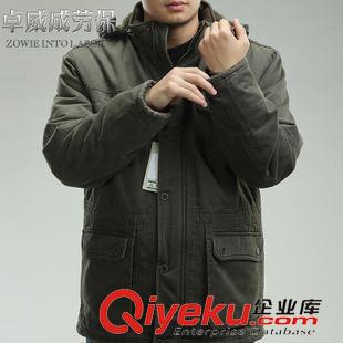 棉服 秋冬新款加厚男裝 休閑保暖棉衣棉服連帽外套