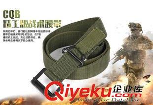 腰帶 廠家直銷軍迷用品戰(zhàn)術(shù)外腰帶加厚帆布皮帶男褲帶戶外裝備中性4CM