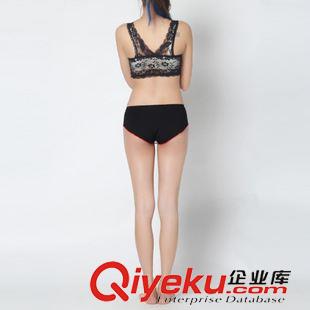 魅力女士?jī)?nèi)褲 女士?jī)?nèi)褲批發(fā)網(wǎng)紗竹纖維中腰 雙蝴蝶結(jié) 柔軟抑菌女三角內(nèi)褲原始圖片3
