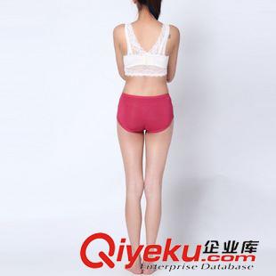 魅力女士內(nèi)褲 女士內(nèi)褲批發(fā)蕾絲花邊竹纖維中腰 鉆飾蝴蝶結(jié)柔軟抑菌女三角內(nèi)褲原始圖片3