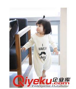 7月21日 韓版寶寶長袖哈衣連身衣爬服寶寶衣嬰兒服小胡子哈衣