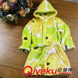 12月22日 兒童浴袍睡袍加厚法蘭絨 兒童浴巾浴衣睡衣家居服原始圖片2