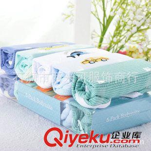 2月18日 新款印標(biāo)carter’s卡特五件包長袖三角哈衣連身衣嬰兒服全棉刺繡原始圖片2