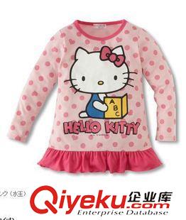 2月13日 日單hellokitty女童純棉長(zhǎng)袖上衣T恤兒童春款上衣