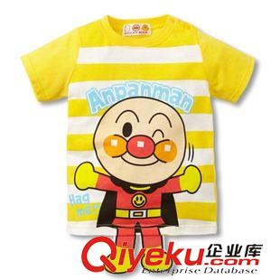 卡通disney/面包超人/hellokitty 面包超人短袖上衣T恤 兒童夏季上衣C