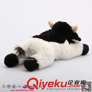 YK2-2牛 東莞實力廠家供應趴趴奶牛 仿真公牛毛絨玩具 可來樣來圖定做原始圖片3