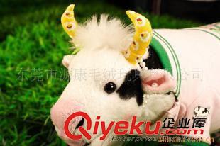 YK2-2牛 定做卡通動物填充毛絨玩具 奶制品公司節(jié)假日促銷 禮品原始圖片2