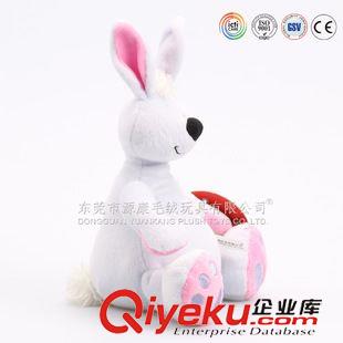 YK2-4兔 【廠家定做】小白兔子毛絨玩具 膠粒填充毛絨兔子玩偶公仔原始圖片2