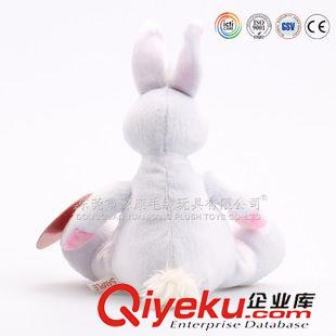 YK2-4兔 【廠家定做】小白兔子毛絨玩具 膠粒填充毛絨兔子玩偶公仔原始圖片3