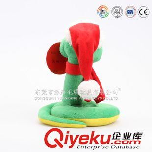 YK2-6蛇 專業定做圣誕蛇寶寶公仔  出口歐美國家圣誕吉祥填充蛇 吸盤公仔原始圖片3