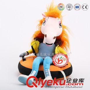 YK2-8馬 企業(yè)贈(zèng)品毛絨玩具馬定制 膠粒填充坐姿馬仔    horse Plush toys