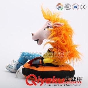 YK2-8馬 企業(yè)贈(zèng)品毛絨玩具馬定制 膠粒填充坐姿馬仔    horse Plush toys