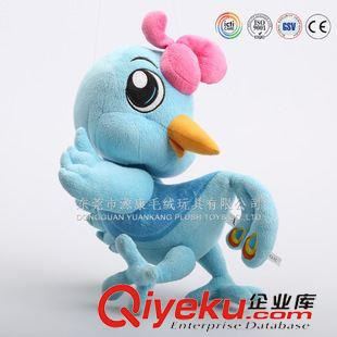 YK2-11雞 定做站高30CM藍色  動漫毛絨小雞公仔 The chicken plush toys