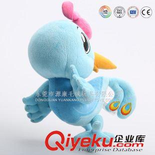 YK2-11雞 定做站高30CM藍色  動漫毛絨小雞公仔 The chicken plush toys