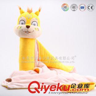 YK3-5其它 卡通午睡珊瑚絨毛毯 廠家來圖定做辦公室汽車居家多功能抱枕被原始圖片3