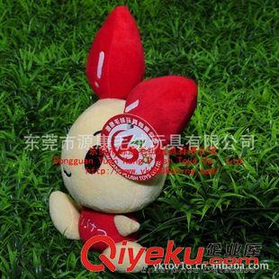 YK6企業(yè)吉祥物 出口玩具 日本公仔  長耳朵造型鞭炮絨毛絨公仔 正大量定做原始圖片2