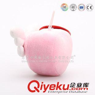 YK9掛件娃娃系類 定做粉紅心形毛絨  小掛件  翅膀天使 毛絨鑰匙扣掛件原始圖片3