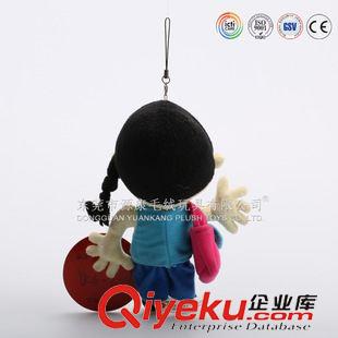YK9掛件娃娃系類 定做毛絨娃娃小女孩手機(jī)掛件東莞實(shí)力 毛絨廠家專業(yè) 生產(chǎn)定做原始圖片3
