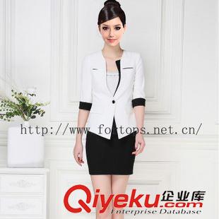 美容師服裝 定做短袖套裙面試裝  酒店酒樓影樓商場(chǎng)導(dǎo)購收銀空姐制服