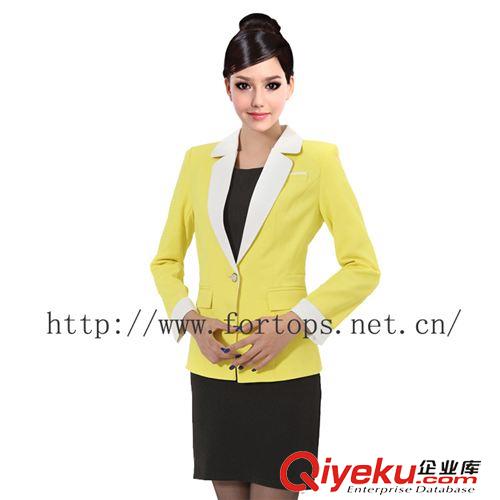 導購收銀服裝 女士職業小西服套裝 主管經理工作服 珠寶工作服汽車銷售服原始圖片2