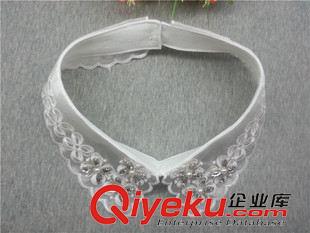 2016新款展銷 廠家供應 新款2015春夏時尚鉆石精品假衣領 繡花夾金線系列假領子