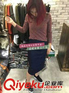 長(zhǎng)袖 春秋新款女裝韓版條紋長(zhǎng)袖女體恤純棉上衣學(xué)生打底衫小清新女立領(lǐng)原始圖片2