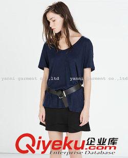 短裙 外貿(mào)原單2015秋冬新款提花針織荷葉邊不規(guī)則橡筋腰短裙半身裙女裝