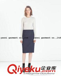 短裙 外貿(mào)原單2015春夏新款韓版高腰半身裙a字裙中裙大擺百褶傘裙中長