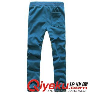 休閑褲 廠(chǎng)家直銷(xiāo) 夏季新品拼接撞色運(yùn)動(dòng)休閑男長(zhǎng)褲子男式衛(wèi)褲