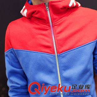7.12日新款 男士衛衣套裝秋冬款 開衫拉鏈連帽韓版修身休閑男裝潮外套原始圖片3