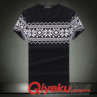 下架商品 2015夏裝新款男士短袖T恤原創(chuàng)韓版修身潮流印花t恤男大碼原始圖片3