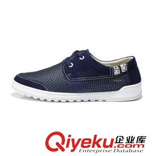 夏季新品涼鞋 2015春夏新品 男zp皮鞋 男士夏季板鞋 網(wǎng)布洞洞板鞋 男板鞋批發(fā)原始圖片2