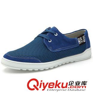 夏季新品涼鞋 2015春夏新品 男zp皮鞋 男士夏季板鞋 網(wǎng)布洞洞板鞋 男板鞋批發(fā)原始圖片3