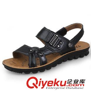 夏季新品涼鞋 gd大氣男士戶外涼鞋 zp搭扣男涼鞋 日常休閑開車司機(jī)男鞋批發(fā)原始圖片2