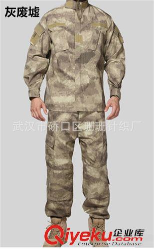 外軍迷彩套裝 戶外灰廢墟迷彩服套裝美式男作訓服特戰(zhàn)服CS偽裝野戰(zhàn)工作服作戰(zhàn)服原始圖片3