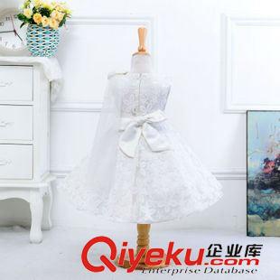 八月新品預(yù)訂 預(yù)定 花童婚紗白色禮服裙蕾絲網(wǎng)紗公主裙單肩玫瑰花裝飾童連衣裙