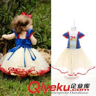 童禮服 一件代發(fā)  迪斯尼新款拼接腰間大蝴蝶結(jié)腰帶公主蓬蓬連衣裙