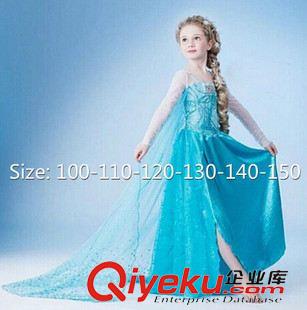 一件代發冰雪奇緣 整手起批 童裙冰雪奇緣連衣裙廠家直銷 ELSA ANNA公主禮服