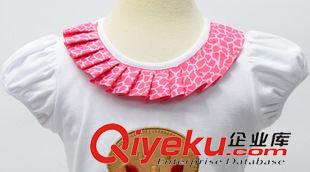 圣誕節(jié)演出服 整手批發(fā)外貿(mào)原單女童可愛圣誕雪人T恤童裝新款短袖純棉t恤衫短袖原始圖片2