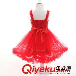 茜吉可可整批專(zhuān)區(qū) 新款 歐美女童吊帶紅色玫瑰花連衣裙 整手起批 量大價(jià)優(yōu)原始圖片3