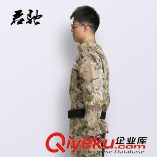 外軍迷彩服 廠價直銷 外貿(mào)外軍迷彩服 戶外運動服裝沙色蟒紋迷彩服套裝批發(fā)