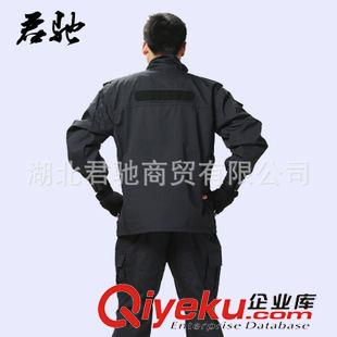 黑色作训服 厂家直销 黑色网格作战服 新款冬季99长袖作训服套装