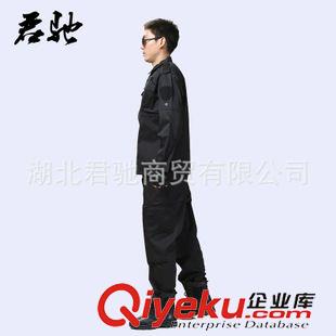 黑色作訓(xùn)服 現(xiàn)貨批發(fā) 冬裝長袖防靜電作訓(xùn)服套裝  執(zhí)勤作訓(xùn)服