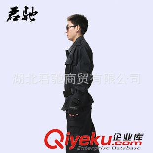 黑色作訓(xùn)服 現(xiàn)貨批發(fā) 黑色網(wǎng)格訓(xùn)練服 新款冬季511長(zhǎng)袖作訓(xùn)服套裝原始圖片2